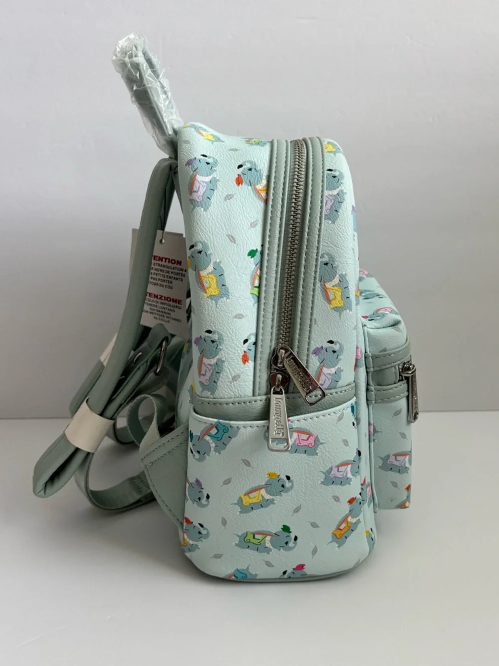 Disney Parks Loungefly Dumbo Attraction Ride Mini Backpack NWT - Picture 7 of 13